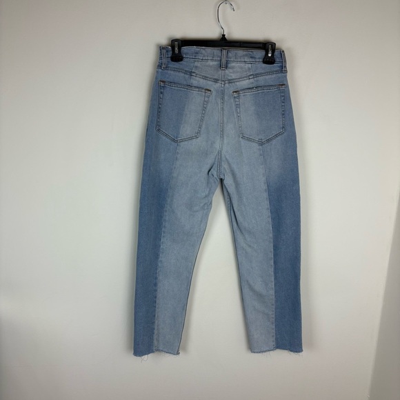 ABERCROMBIE & Fitch The Ankle Straight Seemed Front Jeans Size 30 /10 Curve Love - Picture 5 of 6